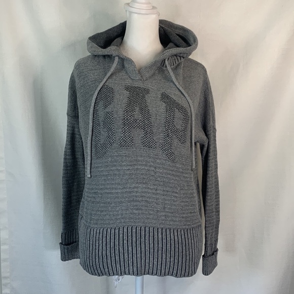 GAP Sweaters - GAP Branded Gray Hooded Sweater